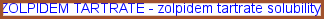 Zolpidem tartrate